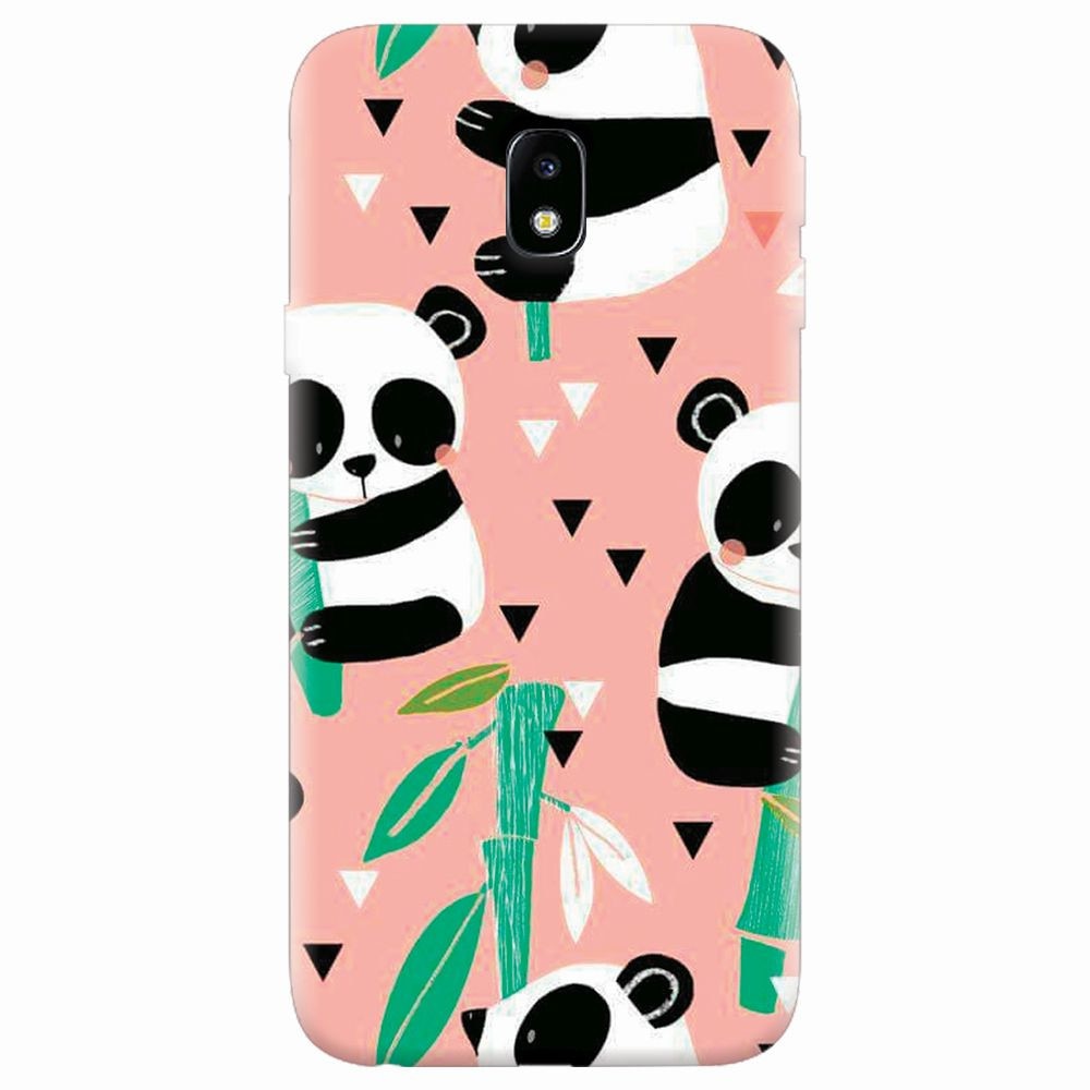 Husa silicon pentru Samsung Galaxy J7 Pro 2017, Baby Panda 001