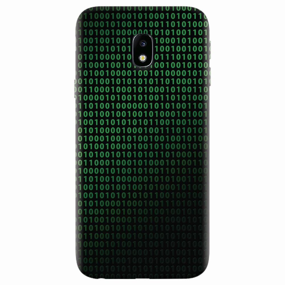 Husa silicon pentru Samsung Galaxy J7 Pro 2017, Binary Code