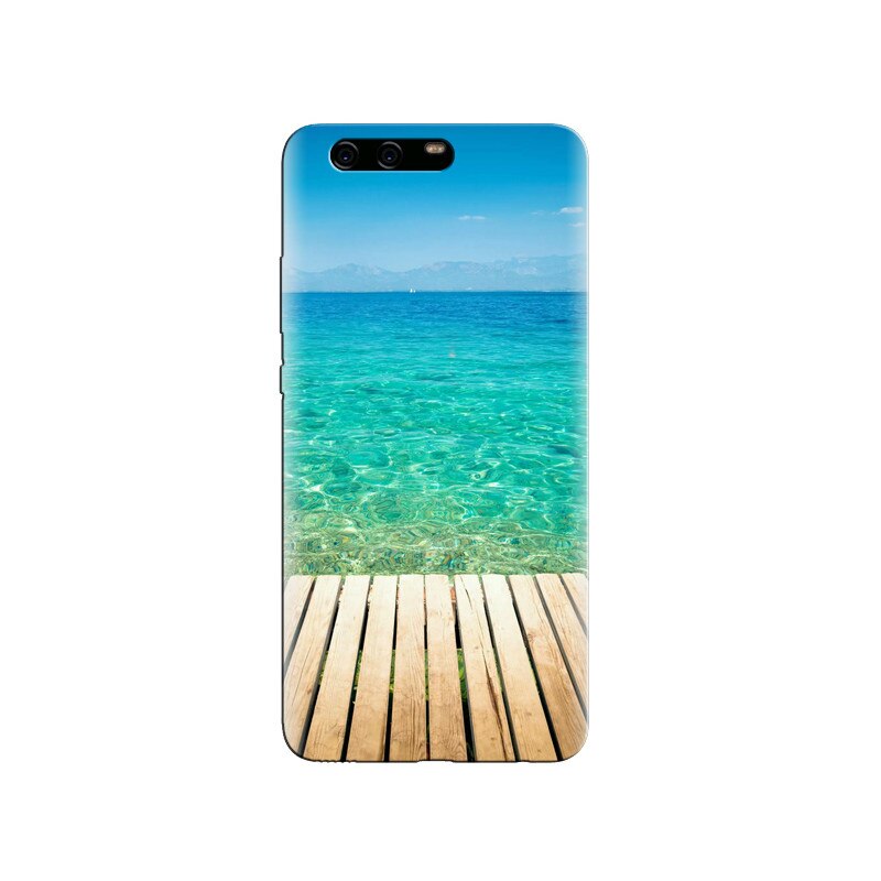 Husa Huawei P10 Clear Tropical Ocean Water Lock