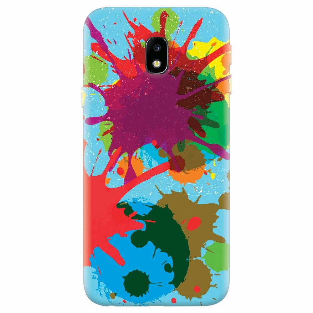 Husa silicon pentru Samsung Galaxy J7 2017, Holi Splash