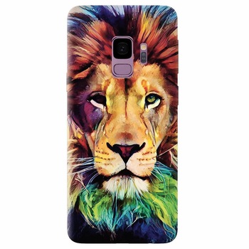 Husa silicon pentru Samsung Galaxy S9, Colorfull Lion Husa silicon pentru Samsung Galaxy S9, Colorfull Lion