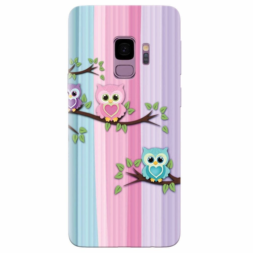 Husa silicon pentru Samsung Galaxy S9, Cute Owl