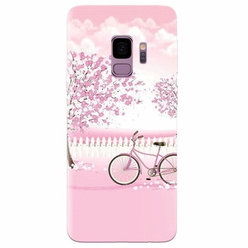 Husa silicon pentru Samsung Galaxy S9, Pink Spring Husa silicon pentru Samsung Galaxy S9, Pink Spring