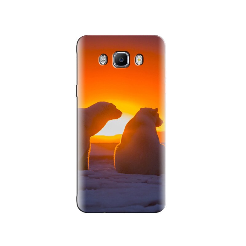 Husa Samsung J3 Polar Bears Antarctica Sunset