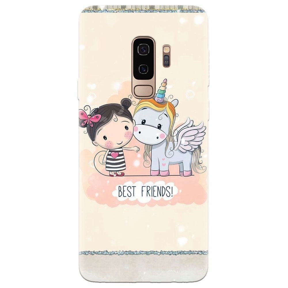 Husa silicon pentru Samsung Galaxy S9 Plus, Best Friends