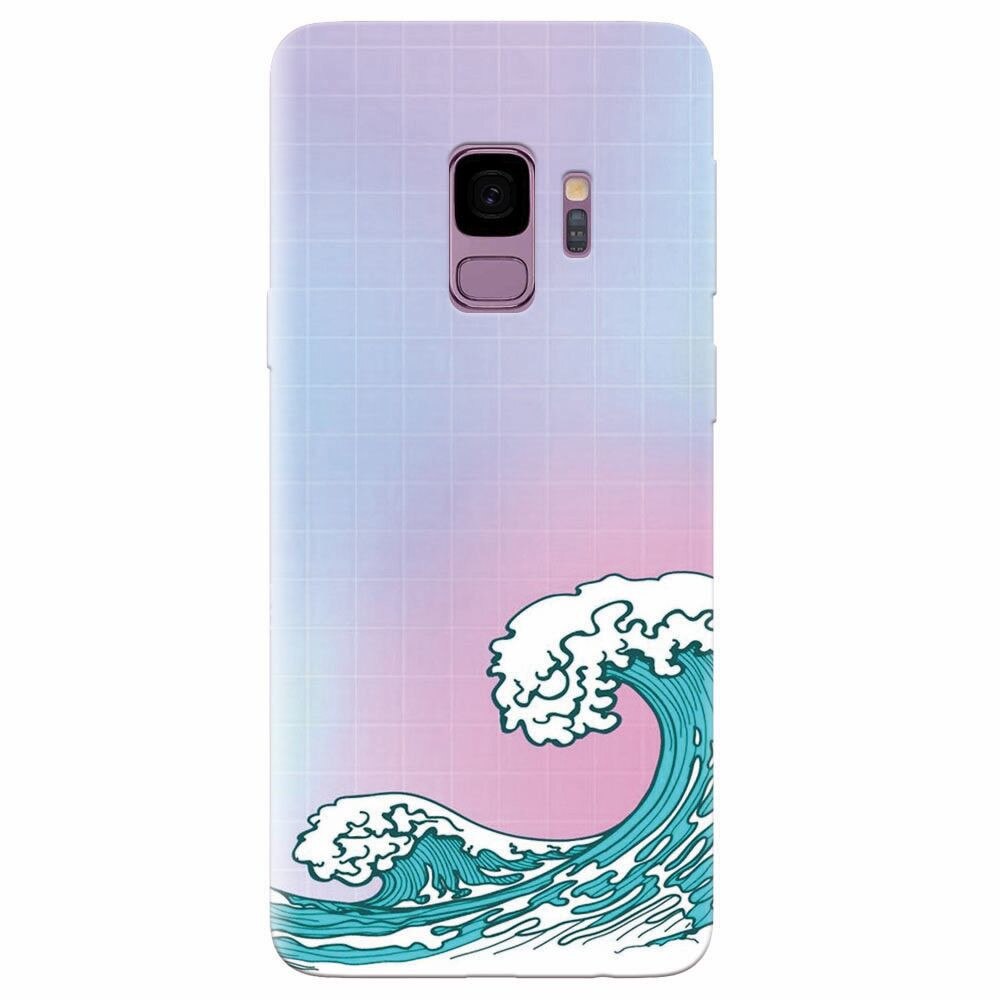 Husa silicon pentru Samsung Galaxy S9, Waves