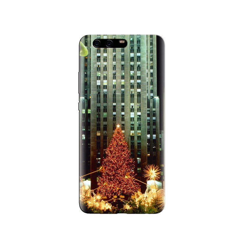 Husa Huawei P10 PLUS Christmas In New York Tree Lights
