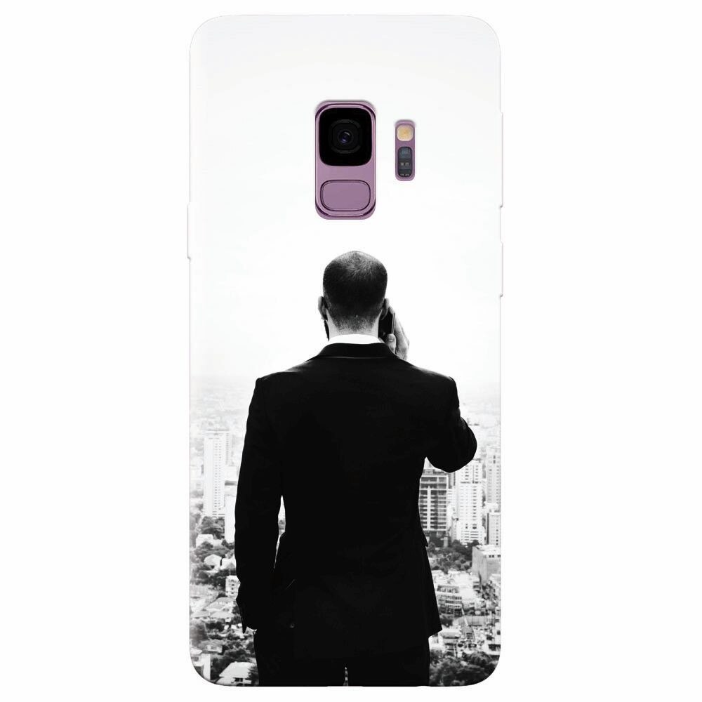 Husa silicon pentru Samsung Galaxy S9, Man In Suit