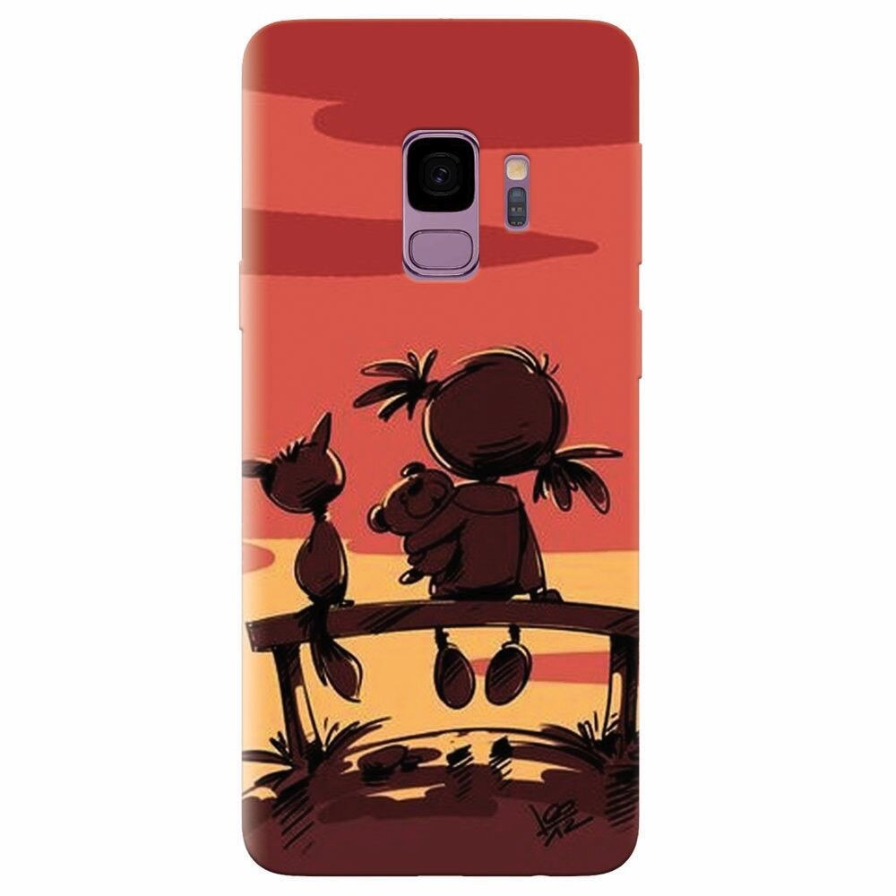 Husa silicon pentru Samsung Galaxy S9, Lovely Sunsets