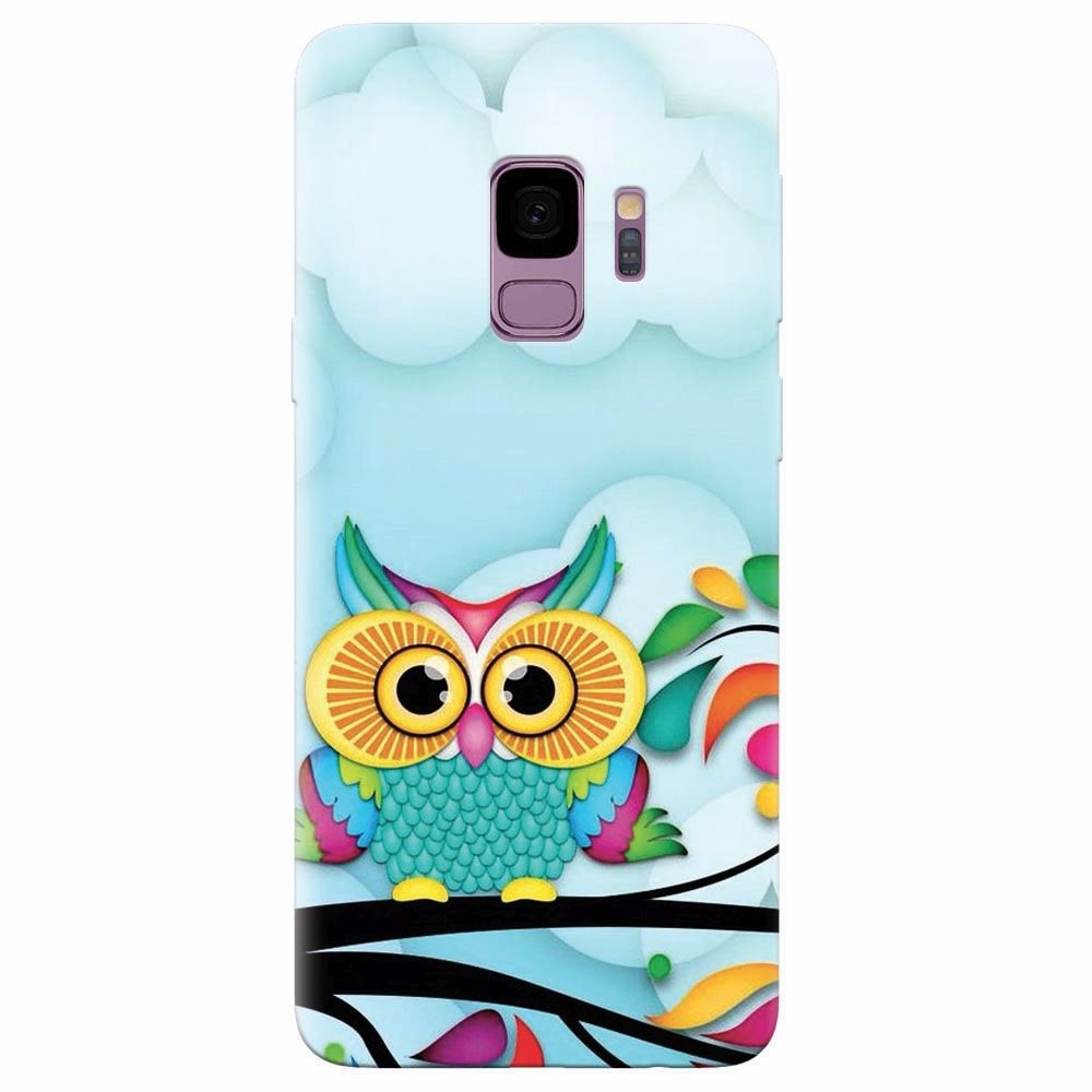 Husa silicon pentru Samsung Galaxy S9, Owl 102
