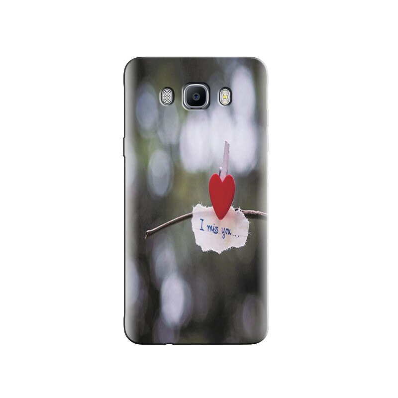 Husa Samsung J3 Lovely Heart With I Miss You Chips