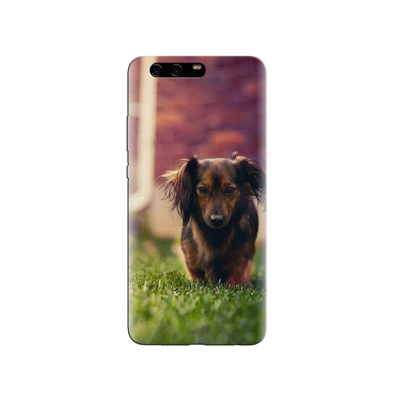 Husa Huawei P10 PLUS Dark Brown Dog