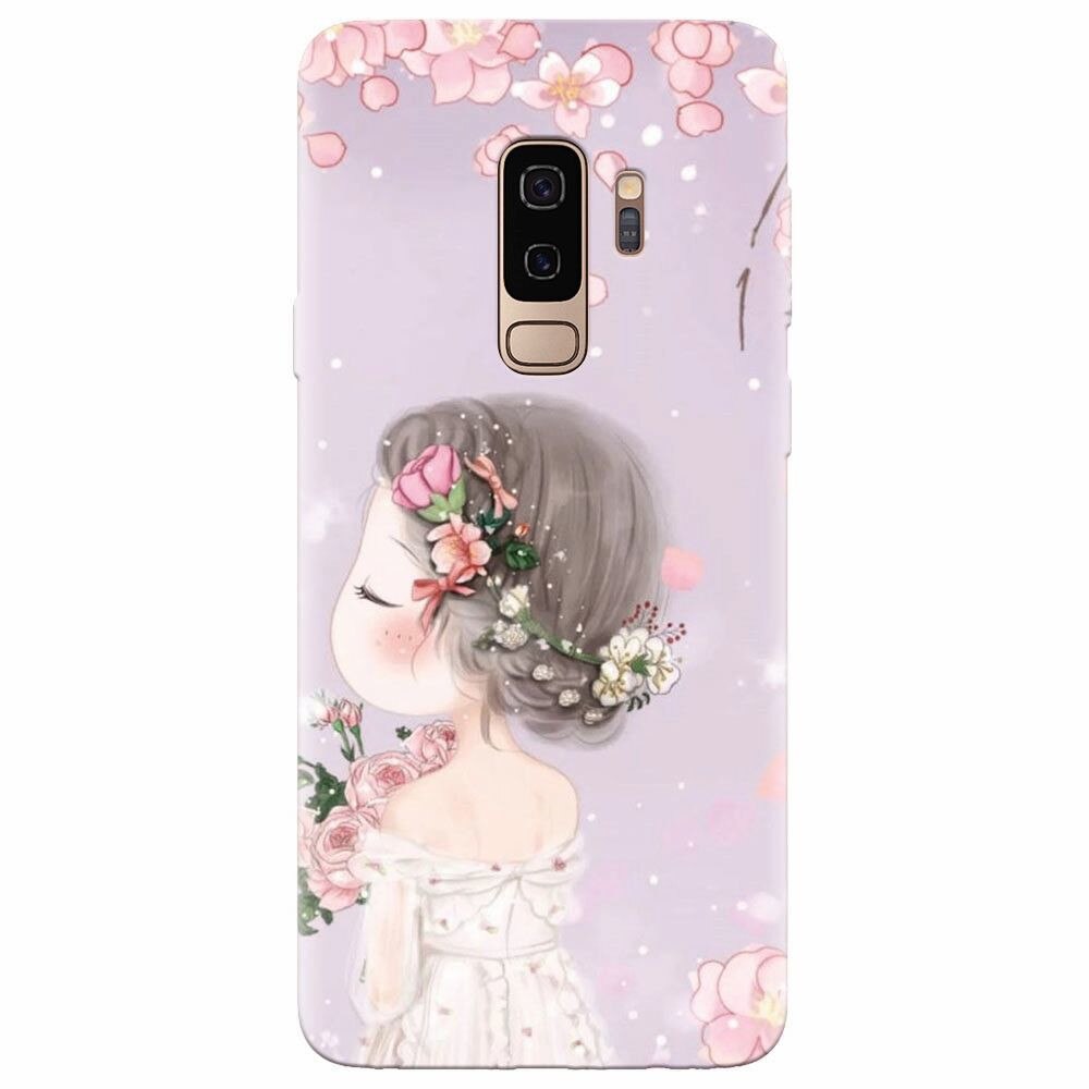 Husa silicon pentru Samsung Galaxy S9 Plus, Girl 001
