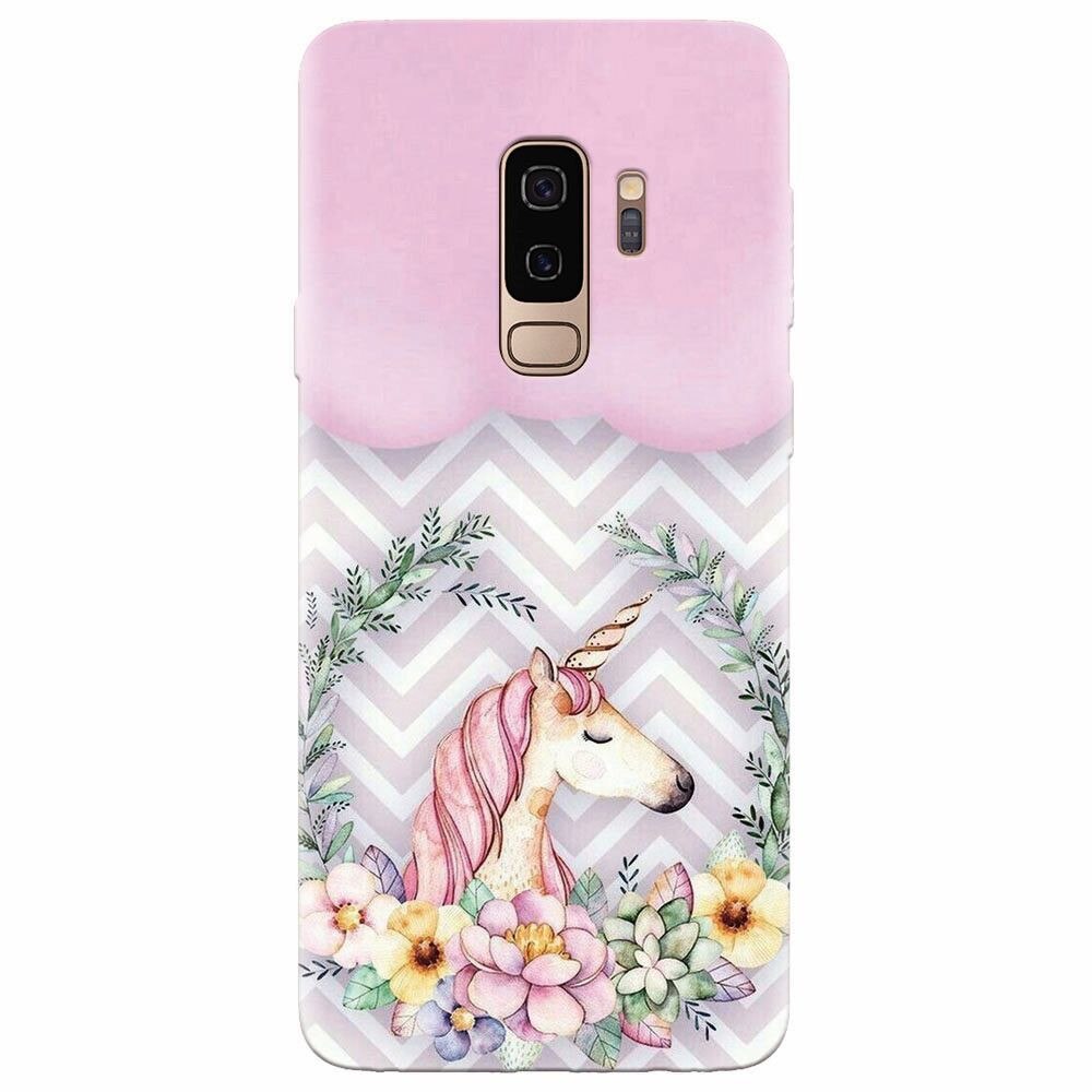 Husa silicon pentru Samsung Galaxy S9 Plus, Aesthetic Unicorn