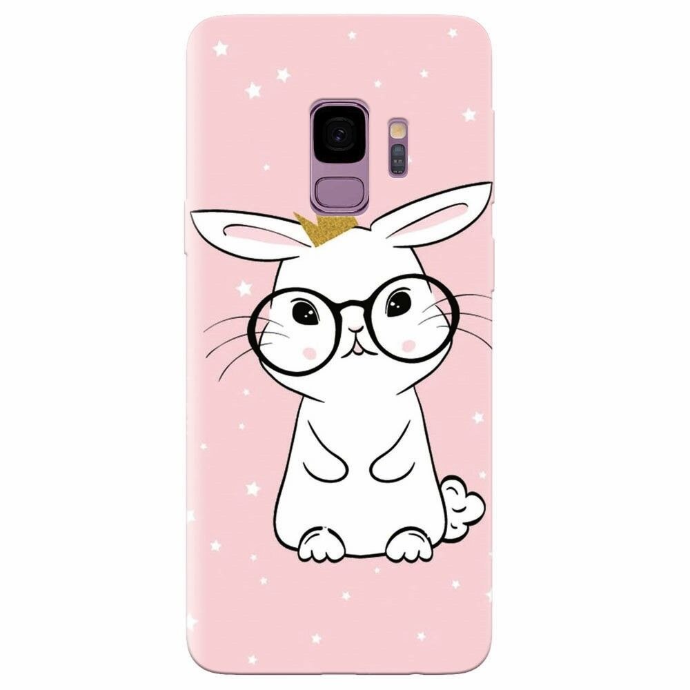 Husa silicon pentru Samsung Galaxy S9, Cute Rabbit