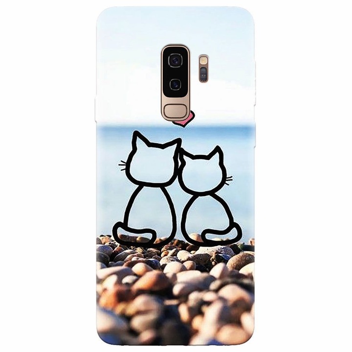 Силиконов калъф за Samsung Galaxy S9 Plus, In Love Cats