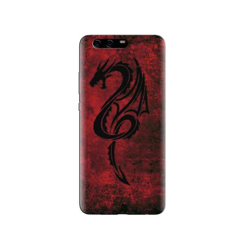 Husa Huawei P10 PLUS Dark Abstract Red Hq Images
