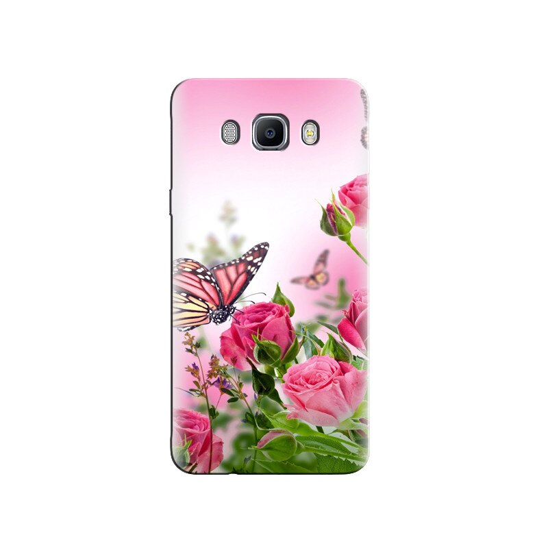 Husa Samsung J5 2016 Pink Butterfly 004