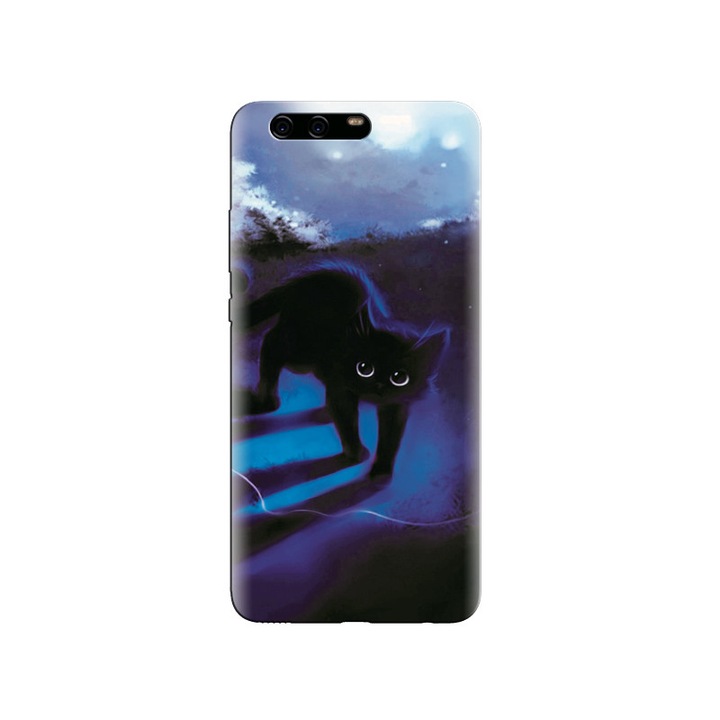 Калъф Huawei P10 Cute Art Of Black Kitty Hqs