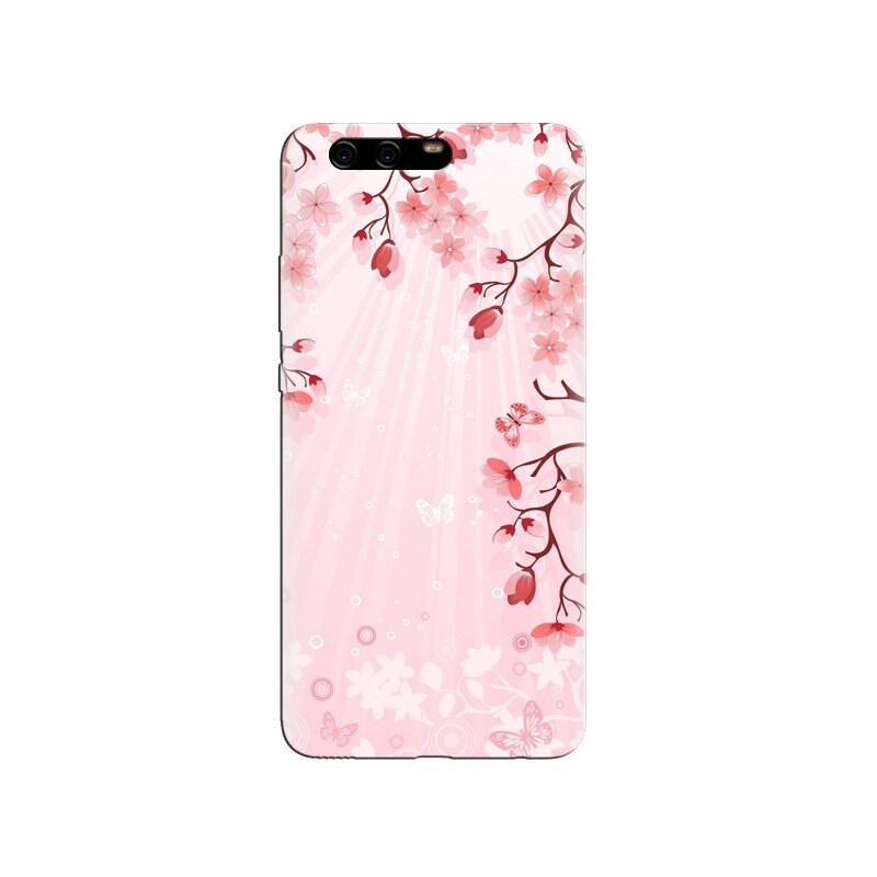 Husa Huawei P10 Pink Flower Animated