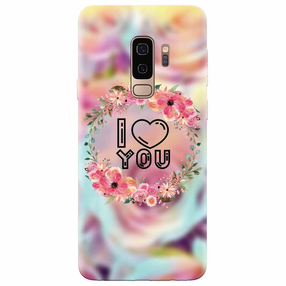 Husa silicon pentru Samsung Galaxy S9 Plus, I Love You