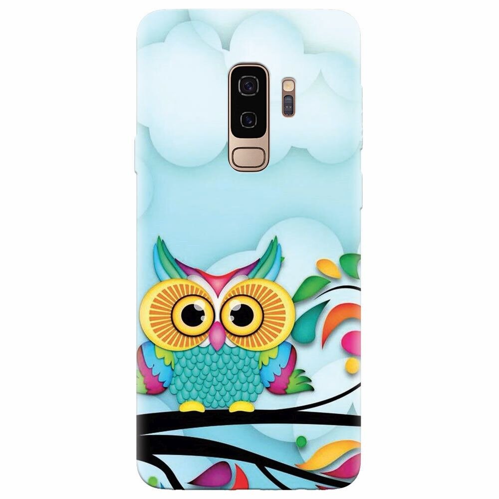 Husa silicon pentru Samsung Galaxy S9 Plus, Owl 102