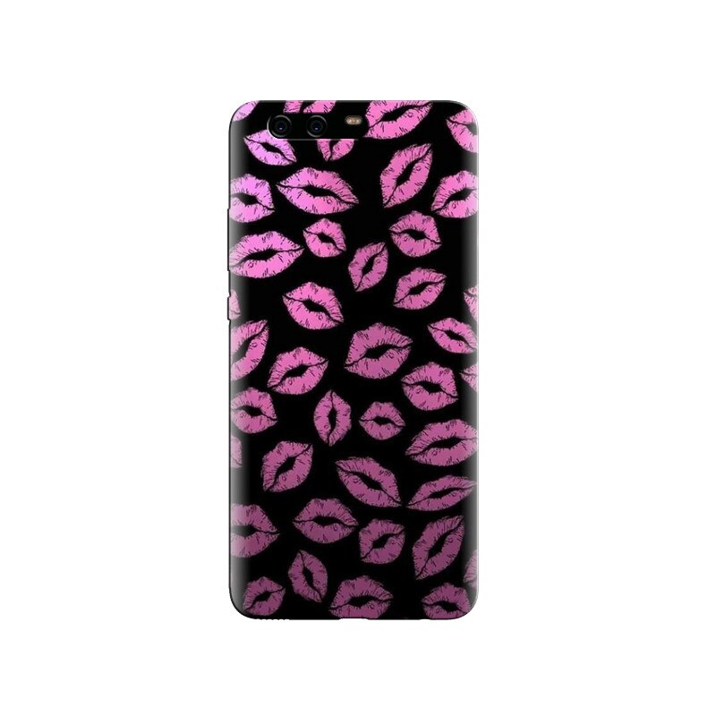 Husa Huawei P10 Pink And Black Kiss
