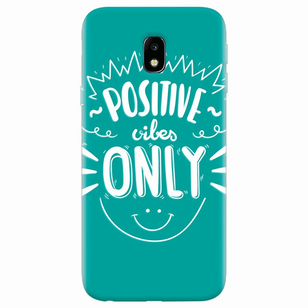 Husa silicon pentru Samsung Galaxy J7 Pro 2017, Positive Vibes