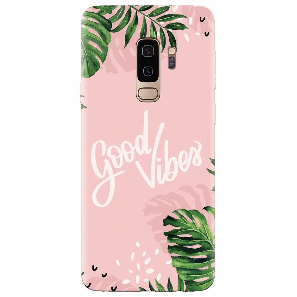 Husa silicon pentru Samsung Galaxy S9 Plus, Good Vibes