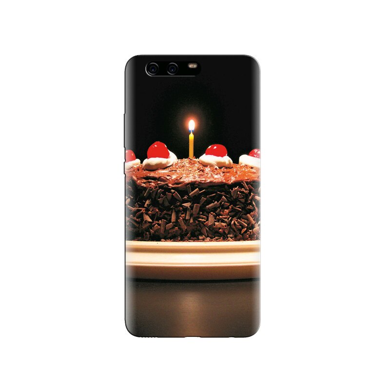 Husa Huawei P10 PLUS Chocolate Cake With Lighting Candle