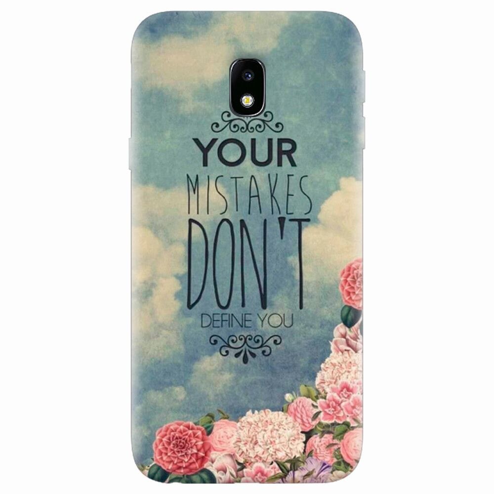 Husa silicon pentru Samsung Galaxy J7 Pro 2017, Your Mistakes Dont Define You