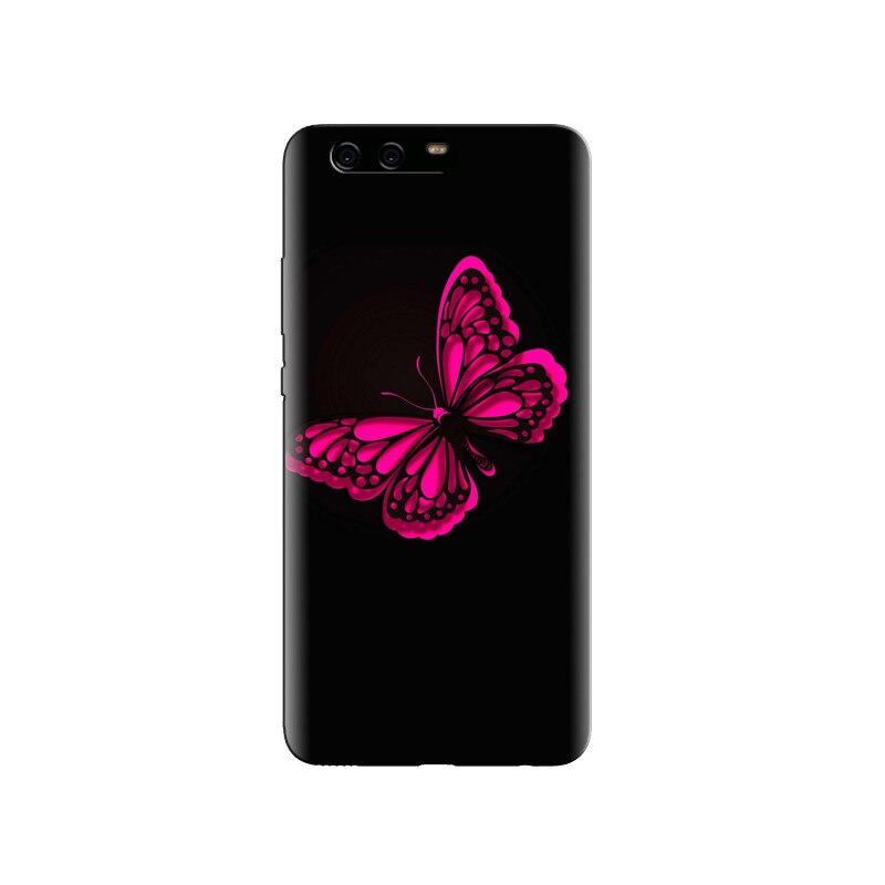 Husa Huawei P10 Pink Butterfly 001