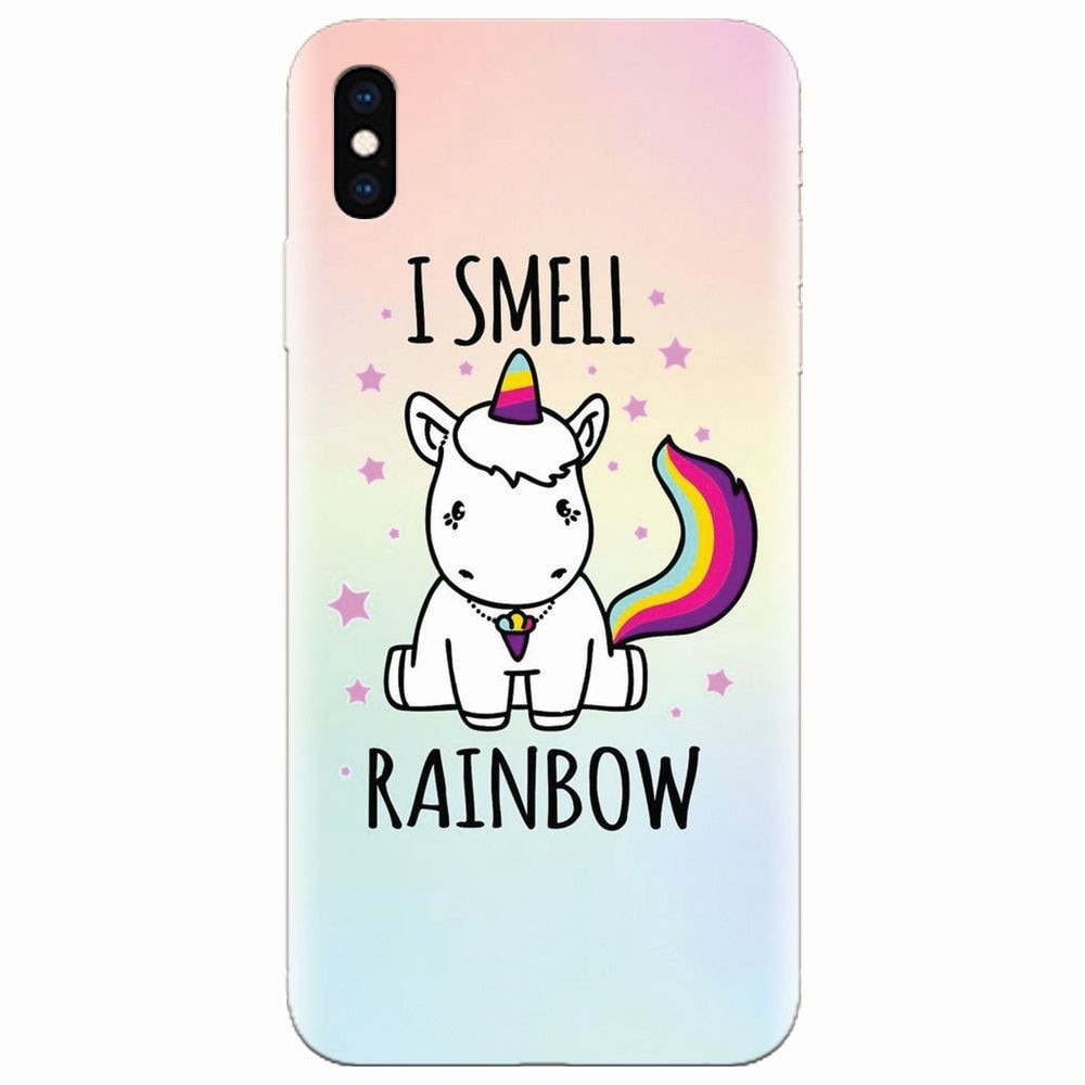 Husa silicon pentru Apple Iphone XS Max, I Smell Rainbow