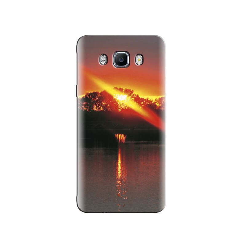 Husa Samsung J5 2016 River Bank Sunset Tree Nature