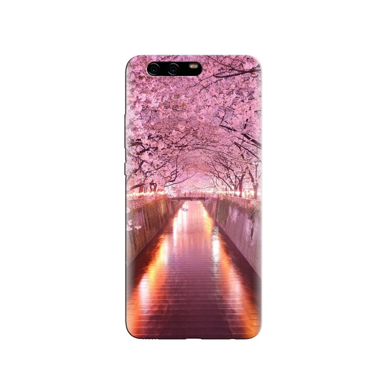 Husa Huawei P10 PLUS Pink Flower 003