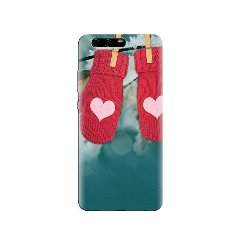 Husa Huawei P10 Pink Wool Gloves Hanging