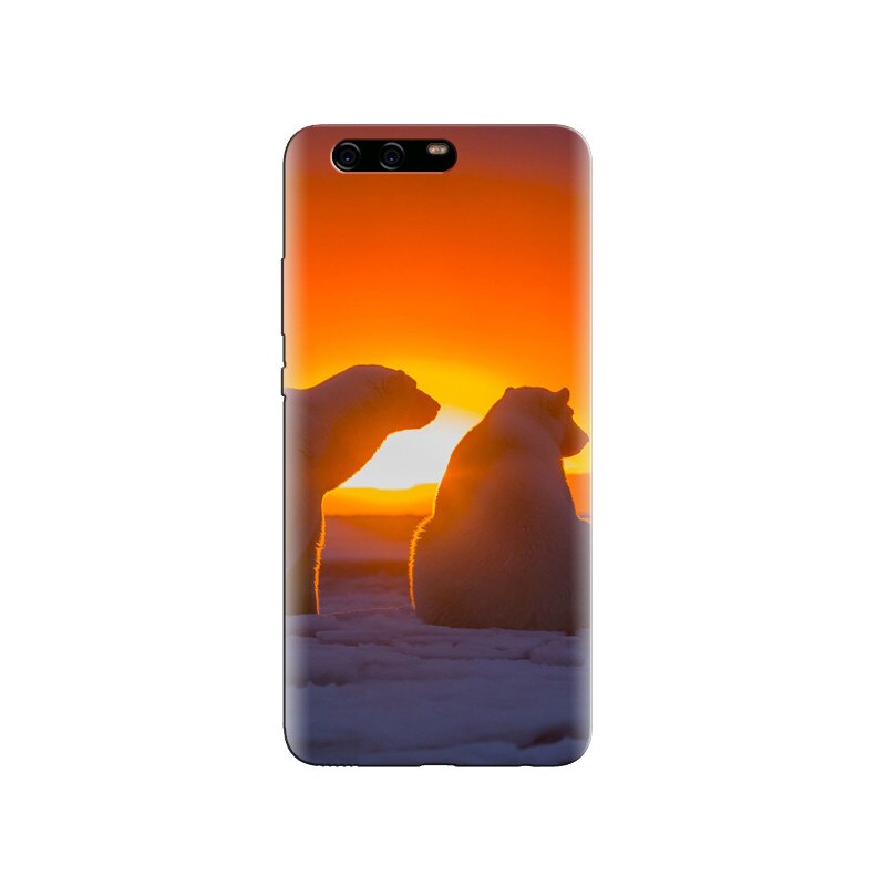 Husa Huawei P10 PLUS Polar Bears Antarctica Sunset
