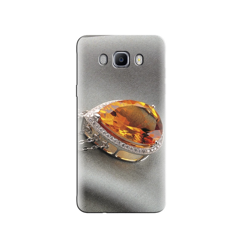 Husa Samsung J5 2016 Orange Diamond Pendant Beautiful Photos