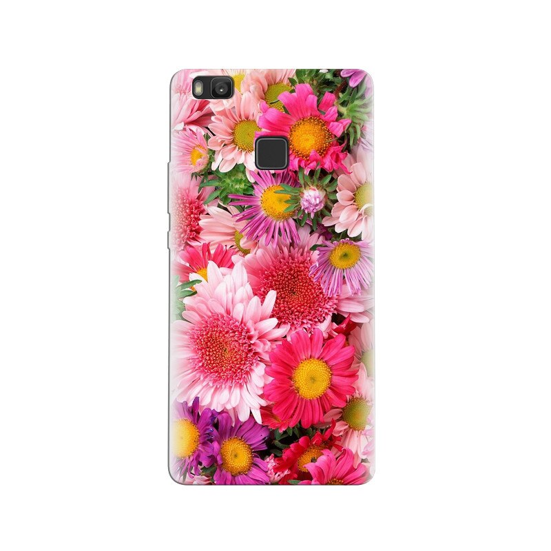 Husa Huawei P9 Lite Pink Flower 002