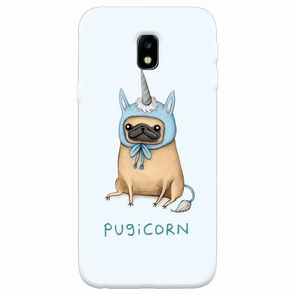 Husa silicon pentru Samsung Galaxy J7 2017, Pugicorn