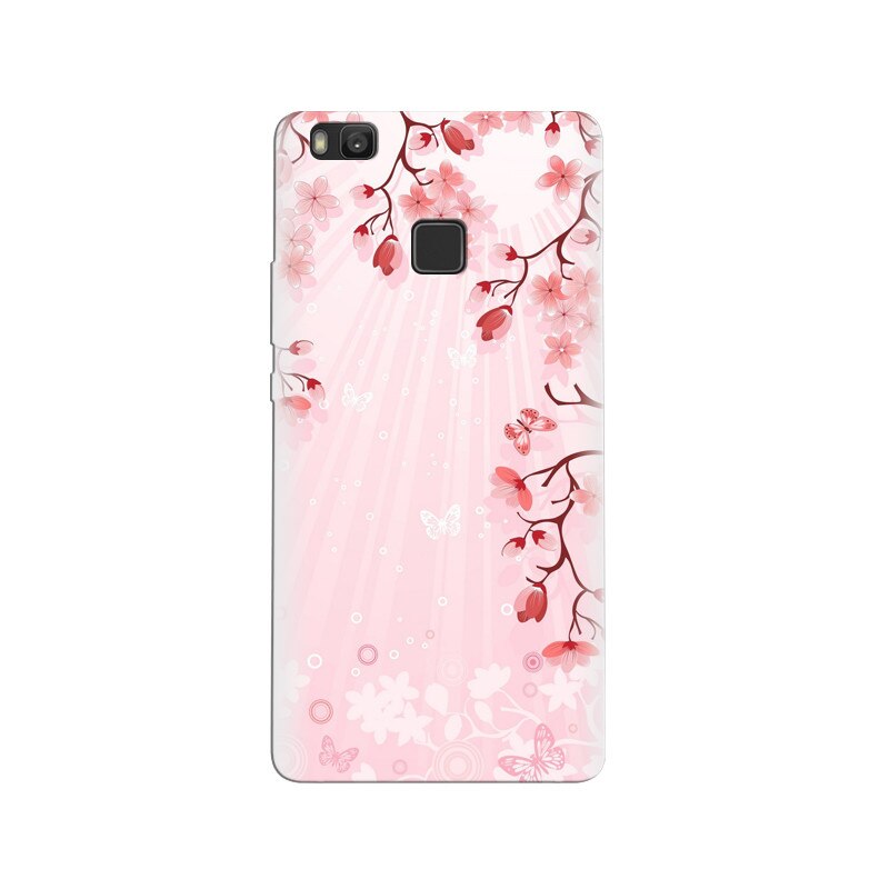 Husa Huawei P9 Lite Pink Flower Animated