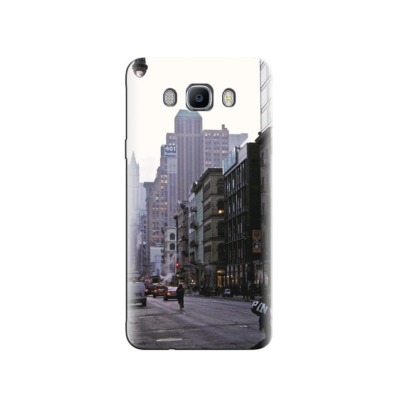 Husa Samsung J5 2016 New York Street At Morning Background