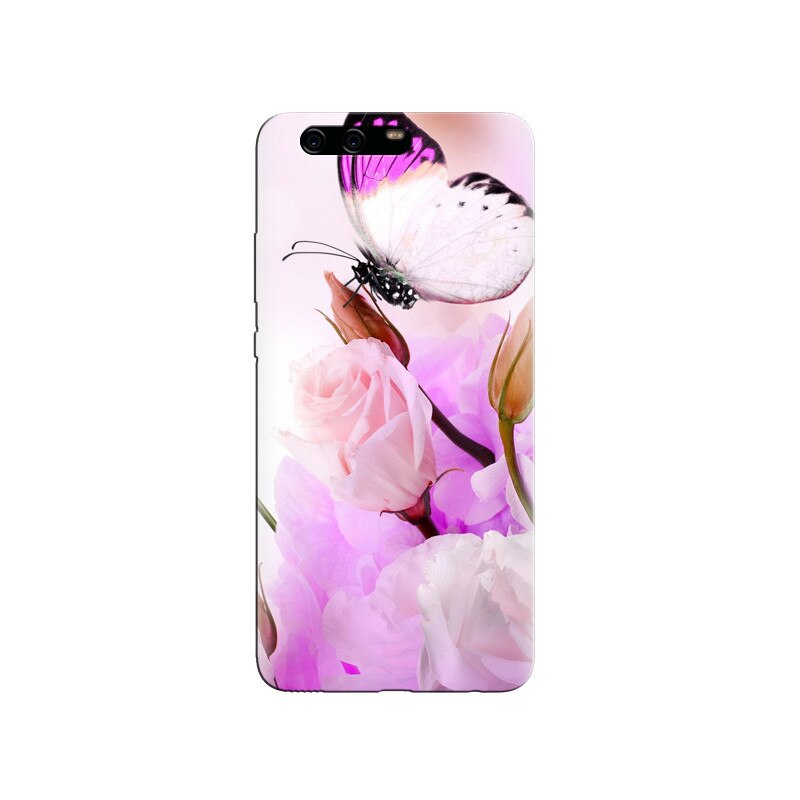 Husa Huawei P10 PLUS Purple Butterfly Phone