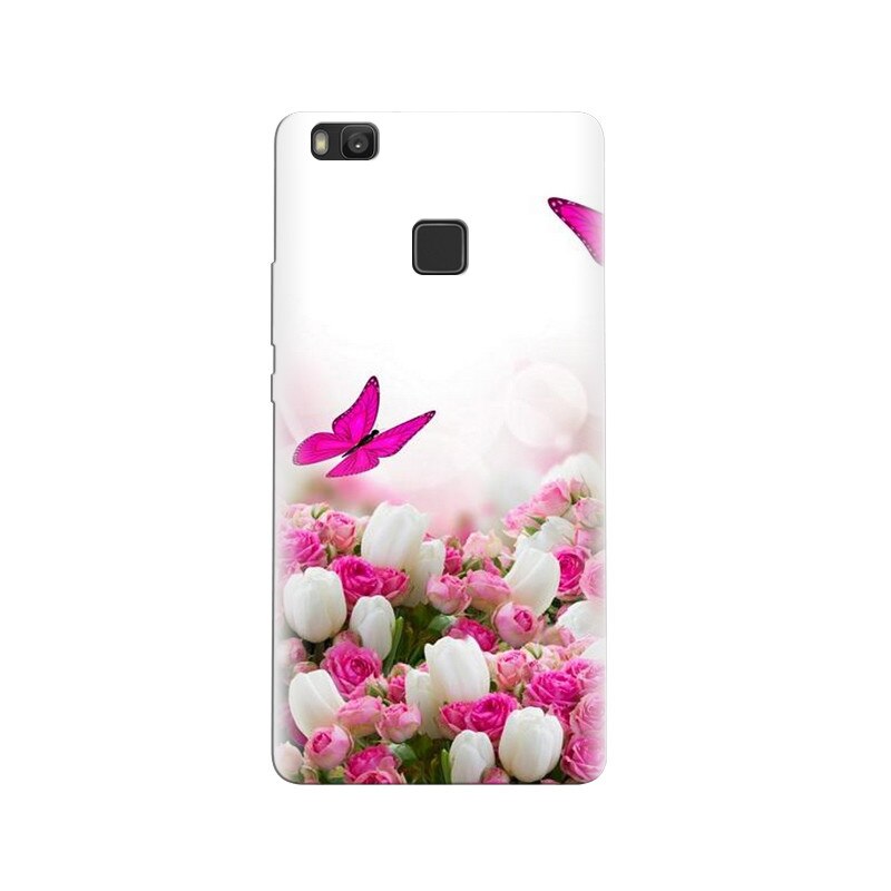 Husa Huawei P9 Lite Pink Butterfly 002