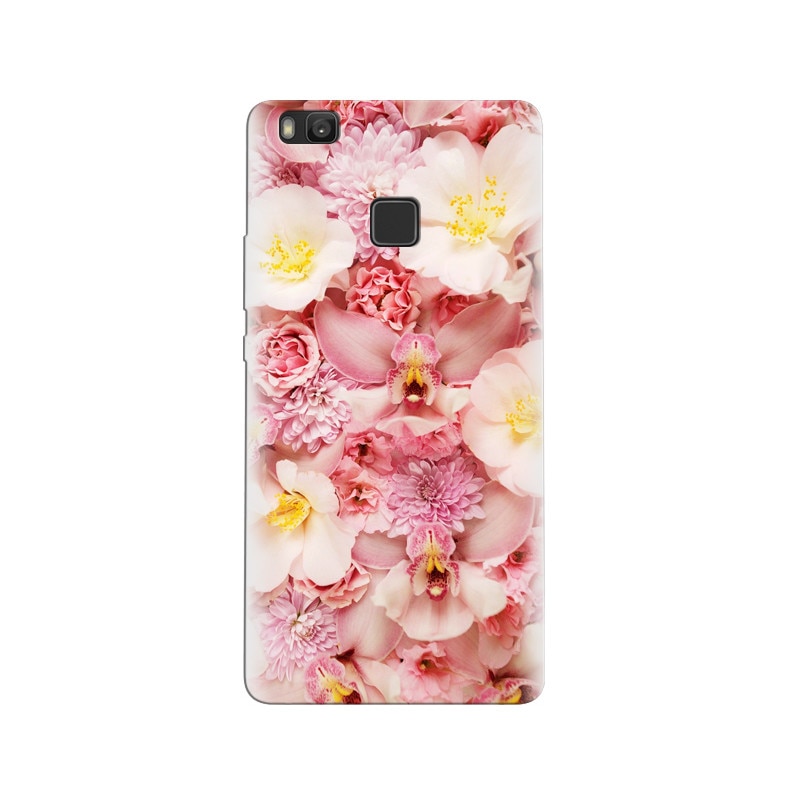 Husa Huawei P9 Lite Pink Flower Phone 002