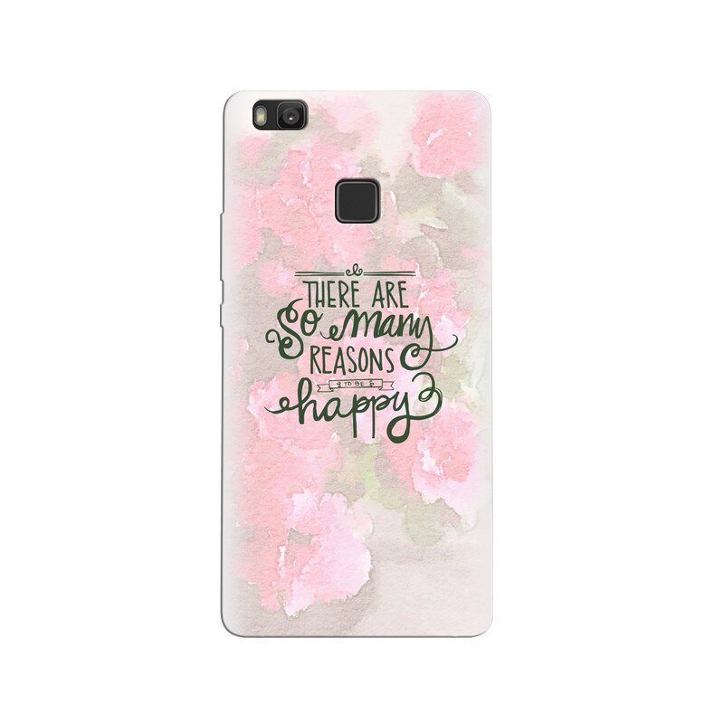 Husa Huawei P9 Lite Pink Abstract With Quotes