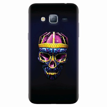 Husa silicon pentru Samsung Galaxy J5 2015, Colorfull Skull Husa silicon pentru Samsung Galaxy J5 2015, Colorfull Skull