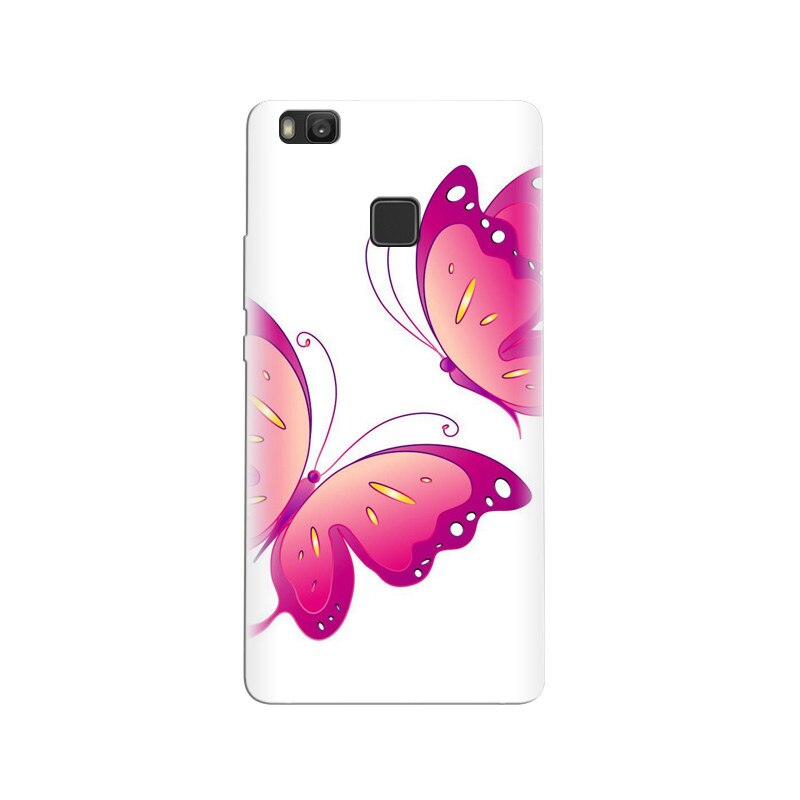 Husa Huawei P9 Lite Pink Butterfly 003
