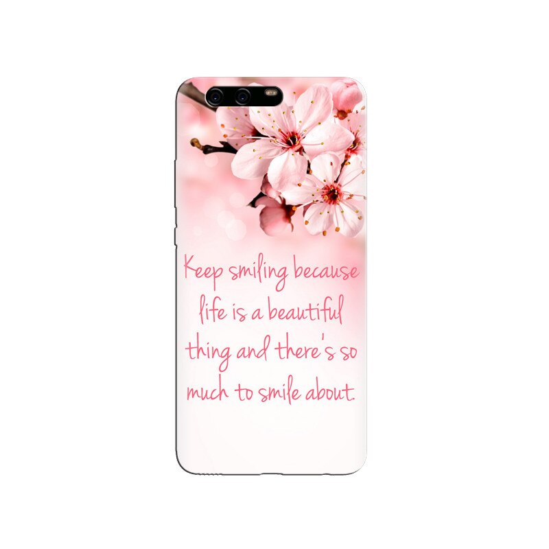 Husa Huawei P10 Quotes Pink 002