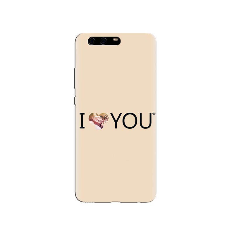 Husa Huawei P10 I Love You Typography Pink Heart